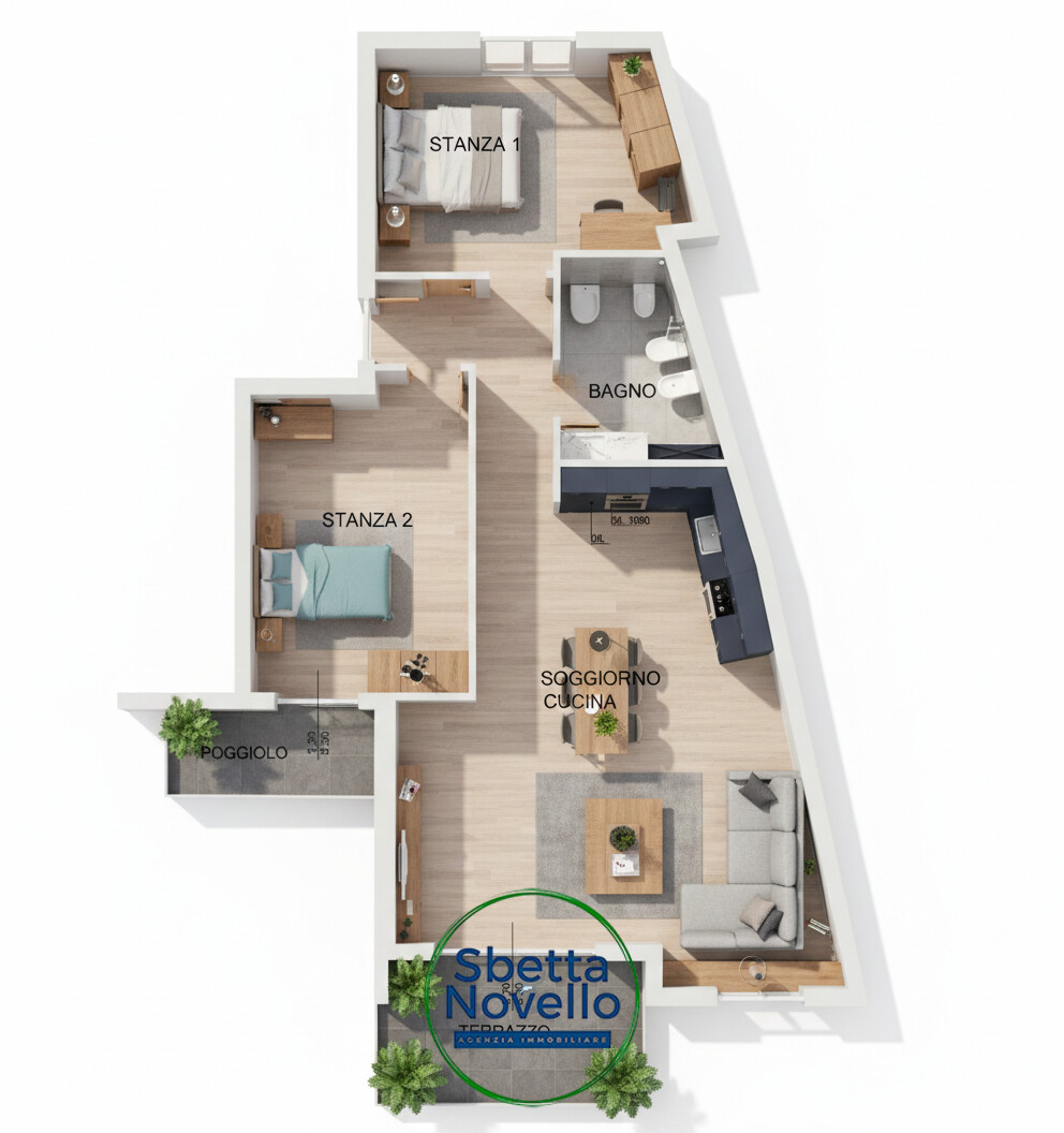 NUOVO APPARTAMENTO 2 CAMERE IN CLASSE A+