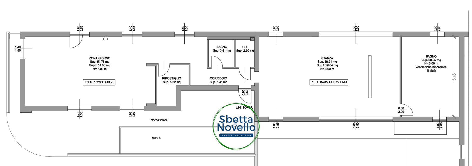 LOCALE COMMERCIALE / UFFICIO / APPARTAMENTO